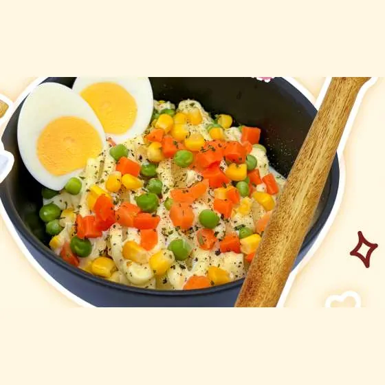 สลัดมันบด &middot; Ganbare Potato
